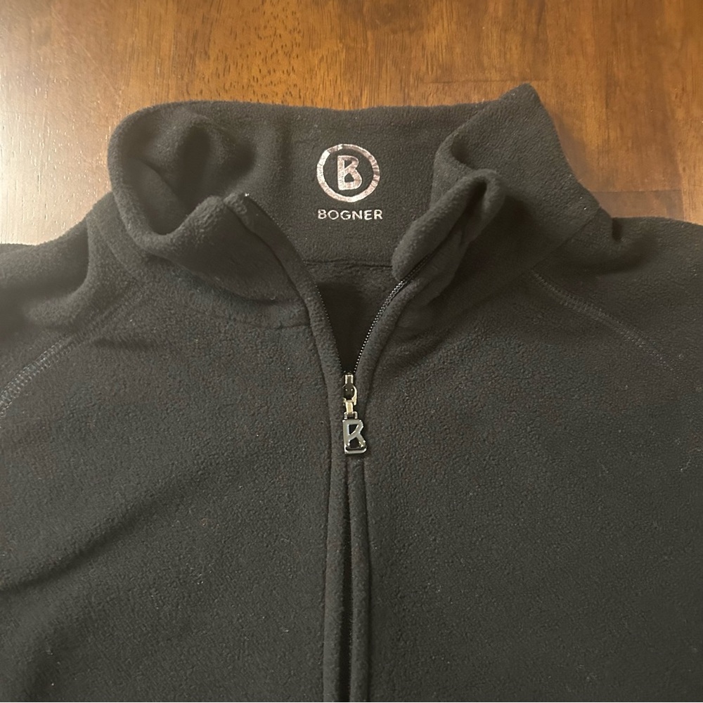 Bogner Medita Fleece First Layer Womens Quarter Zip Up in Black Size 10 - Picture 5 of 16
